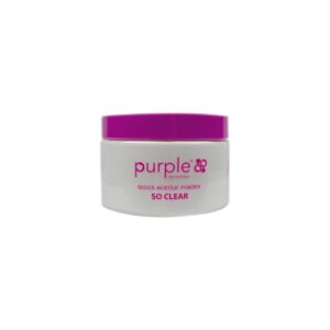 polvo acrilico clear purple
