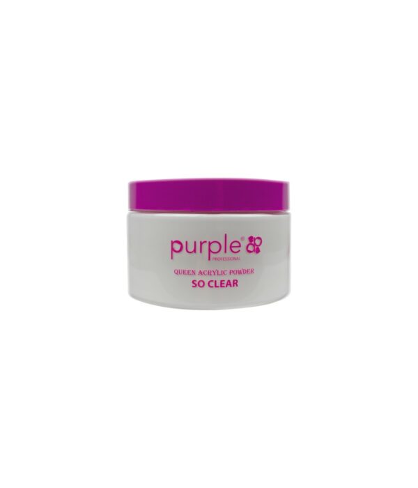 polvo acrilico clear purple